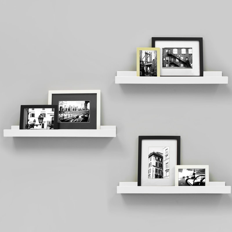 Tablette murale 3 pièces Jaykon, Blanc