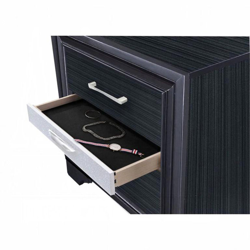 2 tiroirs et 1 table de chevet à bijoux