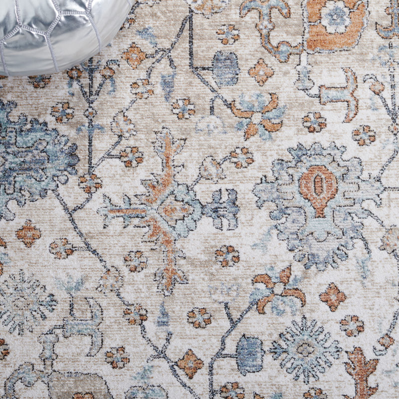 Jacomine Performance Oriental Rug, Round 5'3"