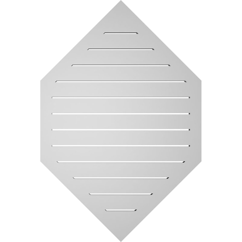 Pente verticale verticale en uréthane Signature, H 42 po x l 28 po x P 1,5 po