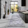 , Light Grey Gallery Geometric Machine Woven Area Rug