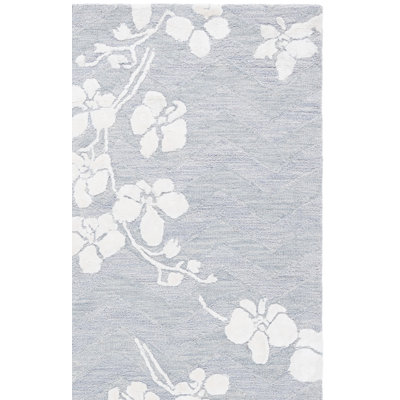 Glamour 609 Hand Tufted 65% Wool; 25% Viscose; 10% Cotton Floral Rug
