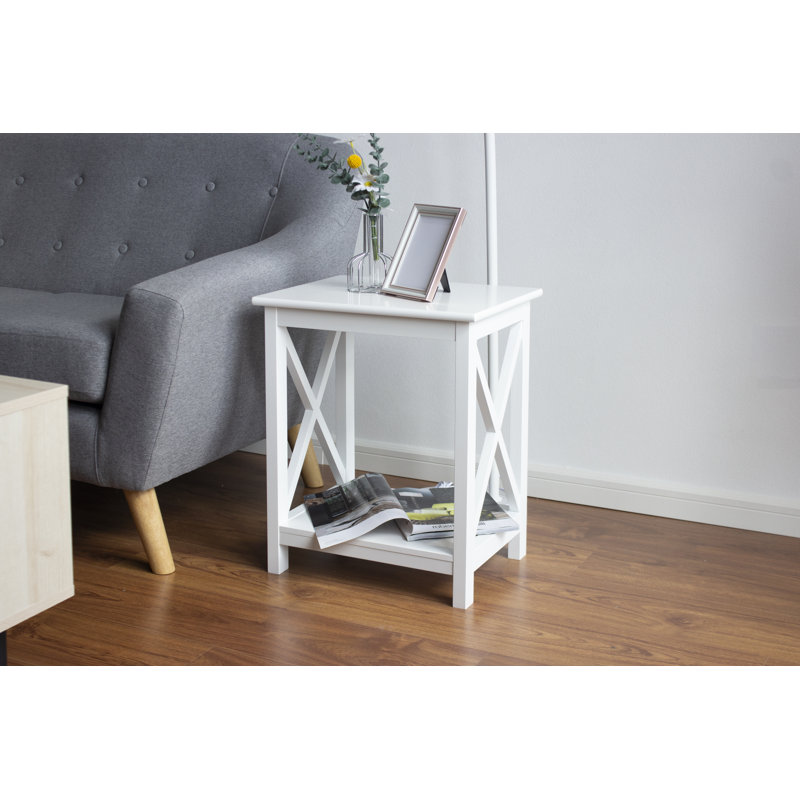 Liudger Trestle End Table