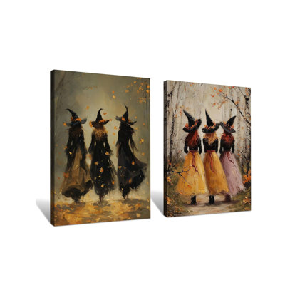 2 Piece Wrapped Canvas Wall Art