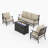 Asfand Outdoor Patio Conversation Furniture Set-901951251