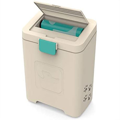 Plastic Manual Lift Trash Can - 90 Gallons