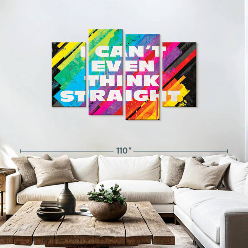 Tergel I Can't Even Think Straight, 48" H x 75" W