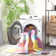 Tapis abstrait lavable en machine Dante Performance