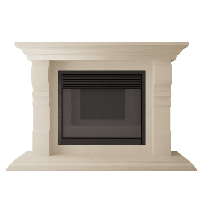 Vana Fireplace Surround, Smooth-Beige