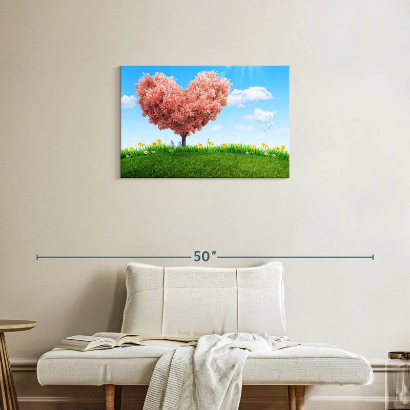 Hardie Spring Heart Tree, 20" H x 30" W