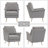 Accent Chair,Modern Living Room Chairs With Arm, Comfy Fabric Reading Chair With Metal Leg For Living Room,Bedroom And So On,Set Of 1,Fabric-1718172564