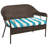 Outdoor Wicker Cushion Set for Bench and 2 Seats-986222380