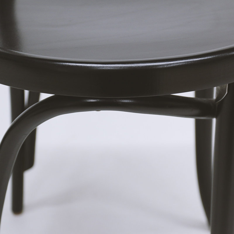 GB-118 VS LQ Side Chair, Black Lacquer