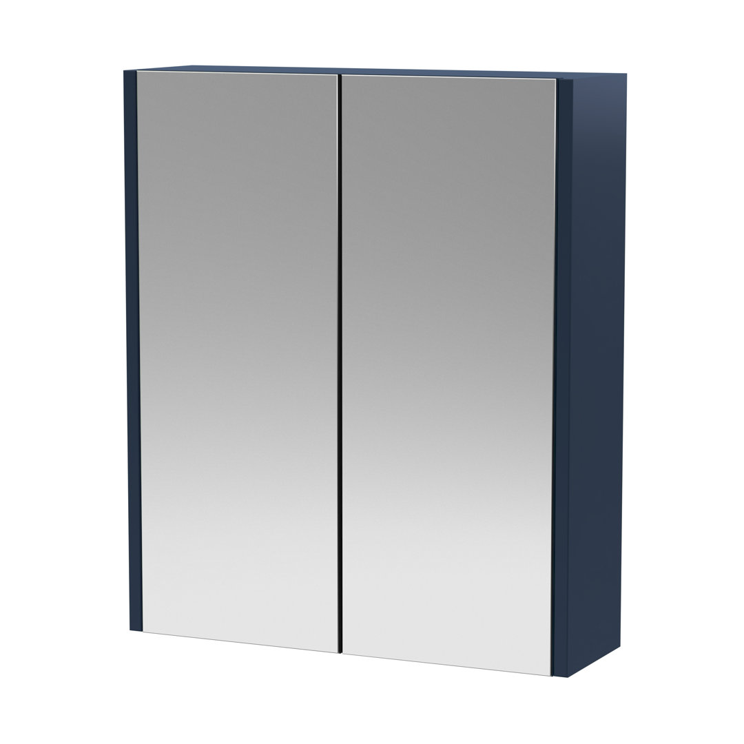 Juno 600mm W 715mm H Surface Framed Medicine Cabinet Mirror Adjustable