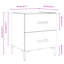 Ellayne 40 cm W Iron Bedside Table-1703234254-1736883666