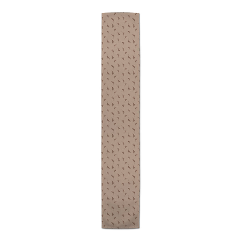 Chemin de table Brezhane, 72 po x 16 po, Orange