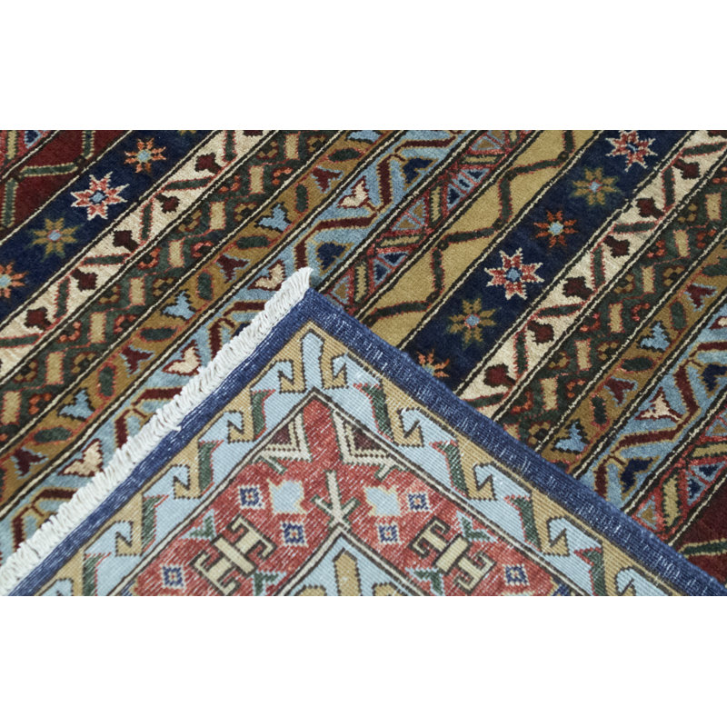 Aryana Wool Plaid Area Rug in Multicolor, Rectangle 8'1" x 10'