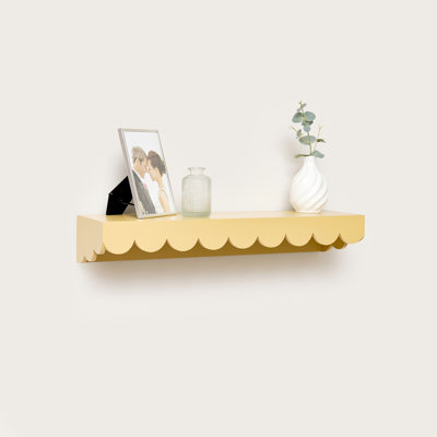 Aburto Wood Floating Shelf