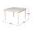 Hamby Kids Solid Wood Play Or Activity Table