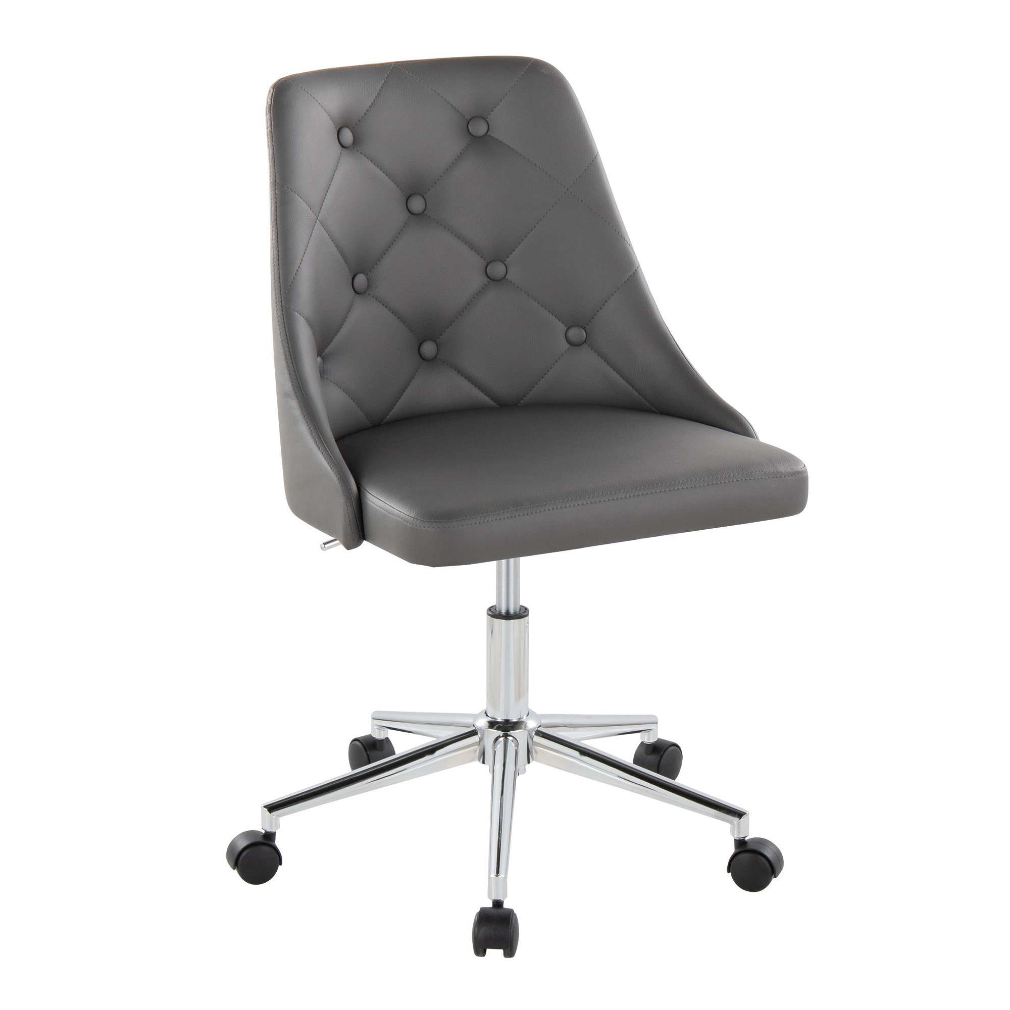 Ebern Designs Iverson Contemporary Swivel Task Chair With Casters In ...
