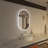 Grace 24X36 Oval Frameless LED Mirror With Memory Dimmer And Defogger-71593992