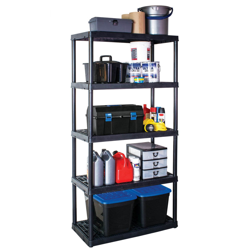 36 " W Plastic Shelving Unit