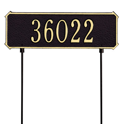 1-Line Lawn Address Sign