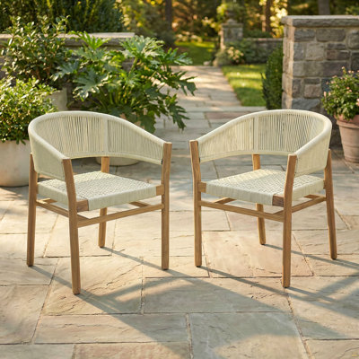 Ensemble de 2 chaises d'extérieur