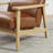 Eve Ford Genuine Leather Armchair-1555380938