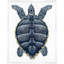 Sea Turtle With Gold Leaf 2 Print