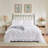Size 3 Piece Ultra Soft Pre-Washed Duvet Cover Set with Handmade Ruffle Fringe-172294341-172294338