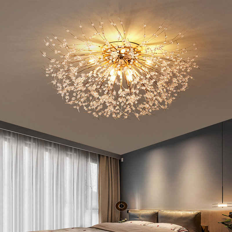 Plafonnier encastré 8 lumières DEL Beideman