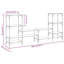 Abshure Unfinished TV Stand for TVs up to 88" with Fireplace Included-694901763