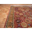Tapis en laine rouge/brun 4 pi 8 po x 7 pi 3 po one-of-kind à la main noué la Josephson