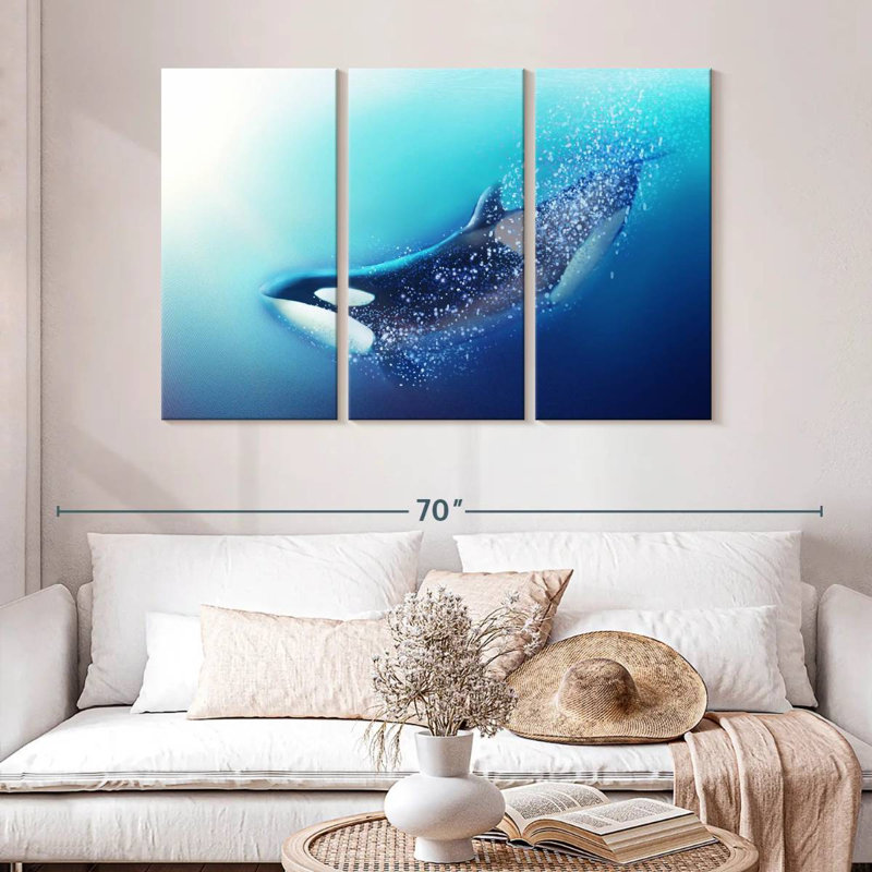 Brampt Underwater Orca, 32" H x 50" W