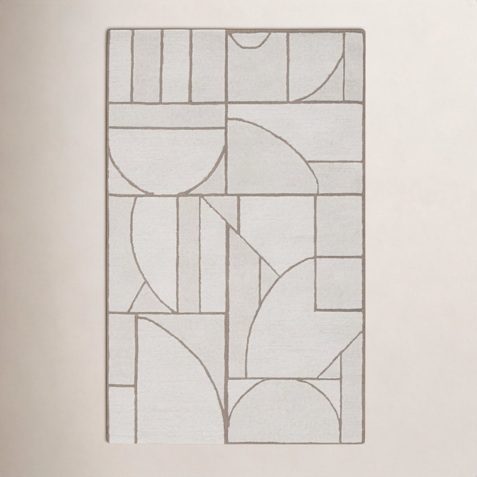 Helaine Hand-Tufted Abstract Wool Rug, Rectangle 3' x 5'