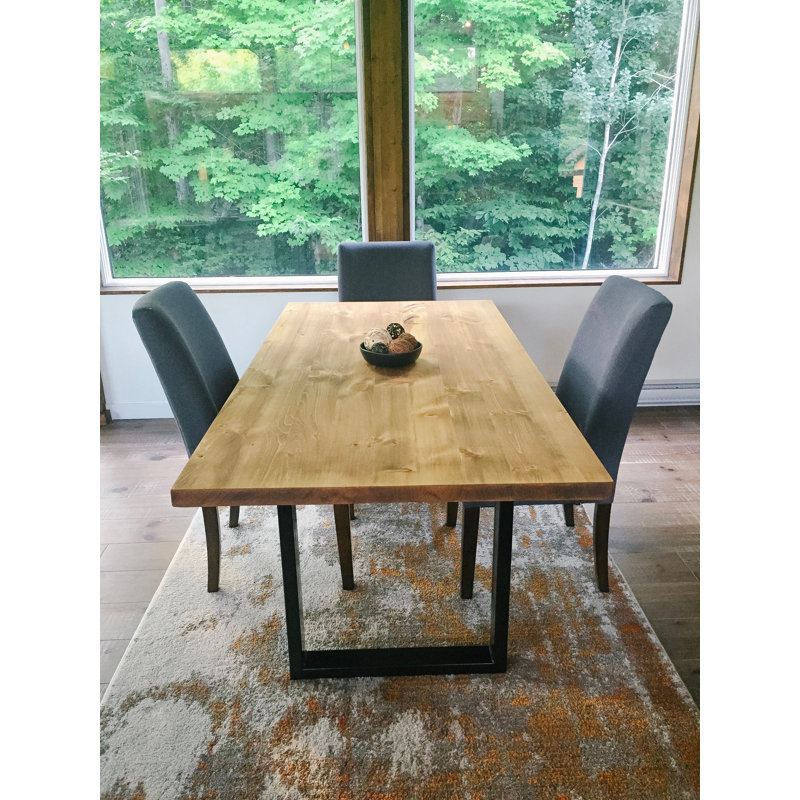 Base de table en U 28 po, Noir, noir, noir, noir