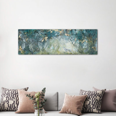 Following the Light 1 Piece Wrapped Canvas Panoramic Wall Art