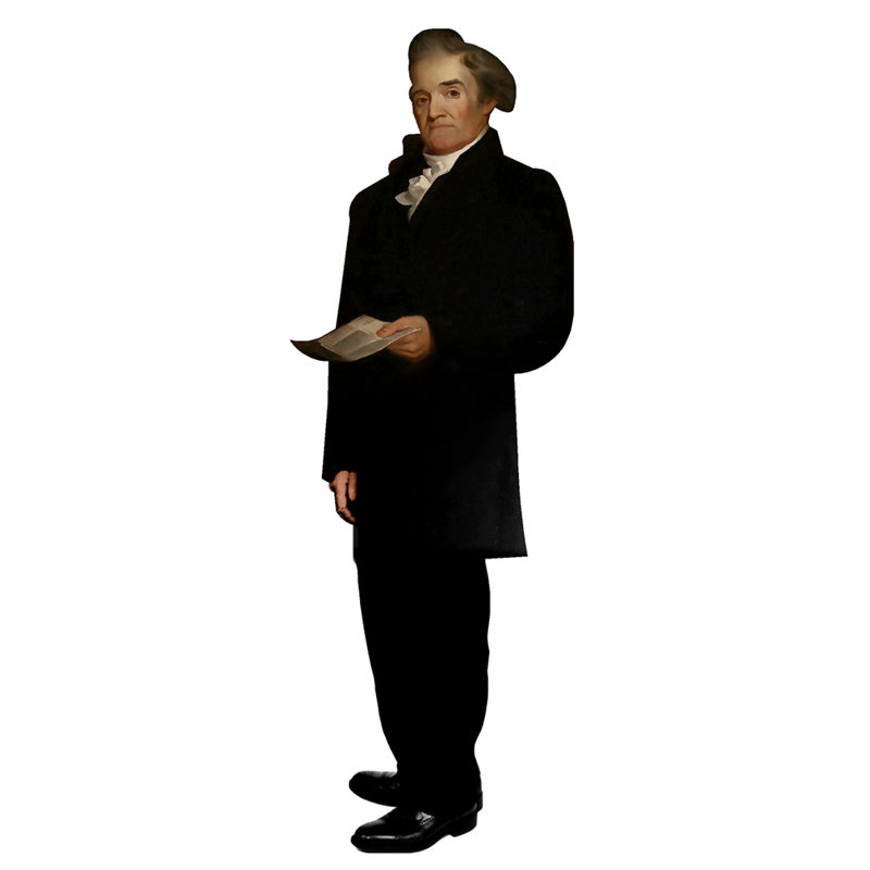 Noah Webster Cardboard Standup