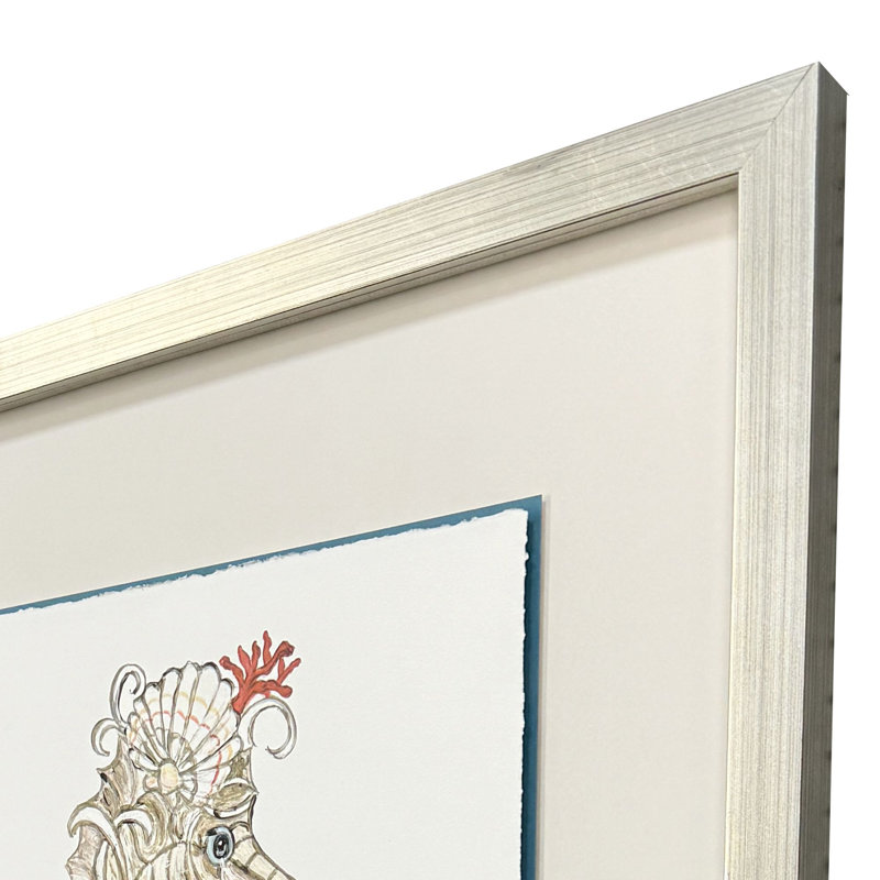 «Seahorse Celebration I», art encadré