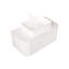 Meuble-lavabo de salle de bain 36 po, meuble-lavabo rayé à bords arrondis avec tiroir, lavabo rectangulaire en céramique blanc et plateau en pierre frittée blanche, blanc pré-assemblé-1235031211