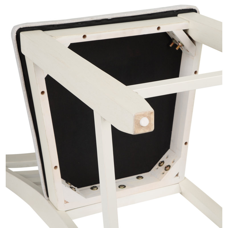 Tabouret de comptoir 24 po Knauss, Blanc lait / crème