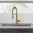 Bolden CASAINC 1.8 GPM Britt Commercial Style Pull Down Single Handle Kitchen Faucet-93965548