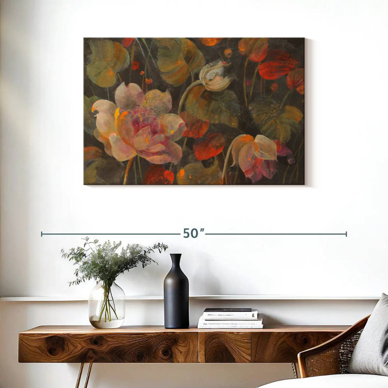 Harnek Night Garden I, 24" H x 36" W