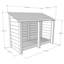 150cm W x 80cm D Solid Wood Log Store-18070334