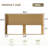 Ebern Designs Farmhouse Wood Headboard, Wall Mounted-293455518-272633583