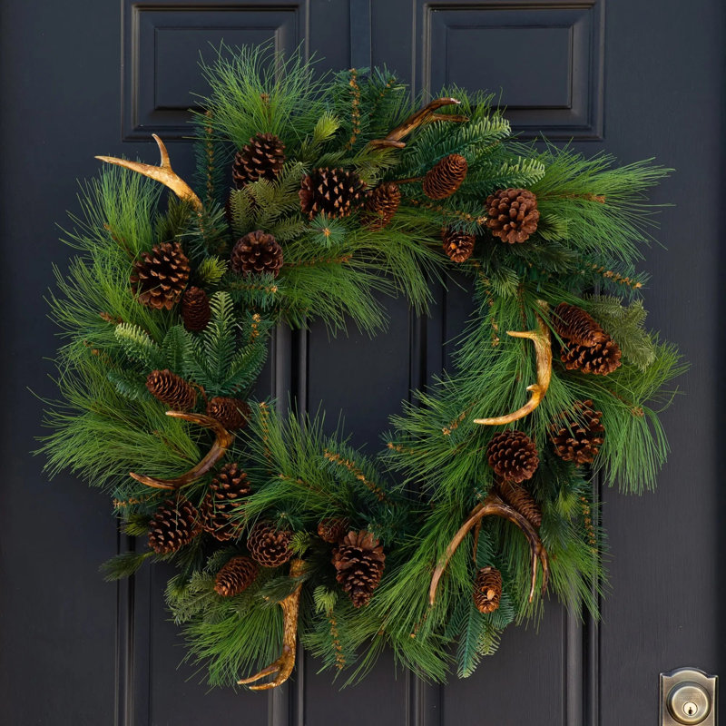 Couronne de Noël rustique Northern Elk