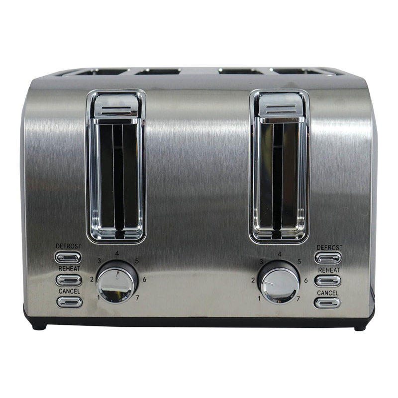 4 Slice Toaster Stainless Steel