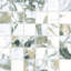 Carreau de mosaïque en porcelaine carré de 11-3 / 4 po x 11-3 / 4 po Touche 2-110924768