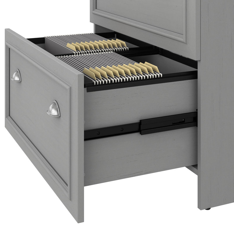 29.6'' Wide 2 -Drawer File Cabinet, Cape Cod Gray
